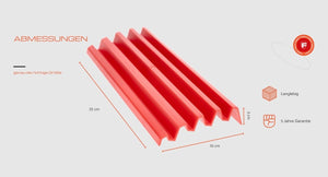 4 pcs. value set Feldherr plastic rack for Rummikub - 4 slots