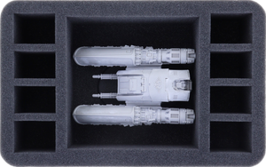 Feldherr GENERAL 370 bag with Storage Boxes FSLB150 + FSLB055 for Adeptus Custodes