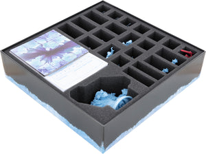 Feldherr foam + Organizer Insert Bundle for HeroQuest (2021) Mythic Box + 3 expansions - in original board game boxes