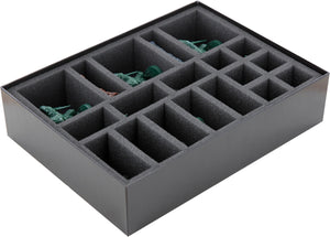 Feldherr foam + Organizer Insert Bundle for HeroQuest (2021) Mythic Box + 3 expansions - in original board game boxes