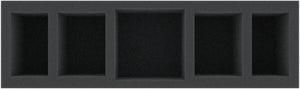 HOMFHN070BO 255 mm x 75 mm x 70 mm foam tray for Feldherr Storage Box TCHS105 - 5 miniatures