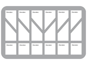 HS035SKBO Plateau en mousse de 35 mm pour 18 Clandres Skaven Warhammer demi-taille avec base