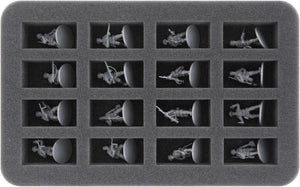 HS035A008 35 mm foam tray for miniatures in scale 1:72 (20 mm) – 16 compartments