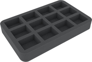 HS035KR03 Plateau en mousse de 35 mm pour 12 figurines Krosmaster.