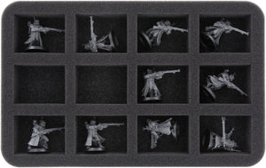 HS035WH33 35 mm foam tray for Warhammer - 12 compartments