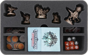 Feldherr foam set for Warhammer Underworlds: Nightvault - 8 Warbands + Arcane Hazards