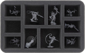 HS050A014 Feldherr 50 mm foam tray for Warcry – 10 miniatures
