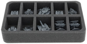 HS050A152 Feldherr foam tray for Legions Imperialis - 10 compartments