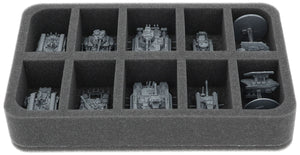 HS050A152 Feldherr foam tray for Legions Imperialis - 10 compartments