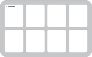 HS050KR01 Plateau en mousse de 50 mm pour 8 grandes figurines Krosmaster.