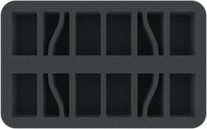 HS050BF04BO Plateau en mousse de 50 mm avec base - FOW 8 réservoirs