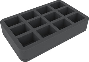HS050KR02 Plateau en mousse de 50 mm pour 12 figurines Krosmaster.