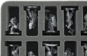 HS050WH04 plateau en mousse pour 12 GW Miniatures avec base de 40 mm