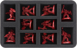 HS050WH53 foam tray for Space Marines - 10 compartments