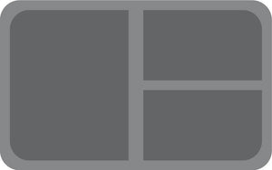 HS060IA06 60 mm 3 grandes fentes pour Star Wars Imperial Assault