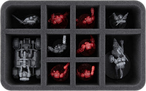 HS070A013 Feldherr foam tray for Space Marines - 10 compartments