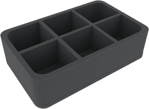 HS075A014 Feldherr foam tray for Space Marines - 6 compartments