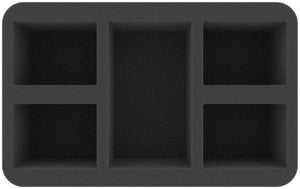 HS090A010 Feldherr foam tray for Leagues of Votann - 5 compartments