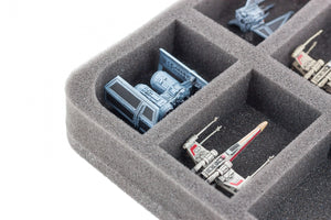 HSBE035BO mousses de rangement pour 10 vaisseaux Star Wars X-WING