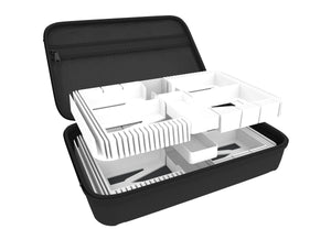 Feldherr Half-Size Case 50 + Organizer Insert Trays + Dashboard for Marvel Champions: The Card Game - cards + accessories