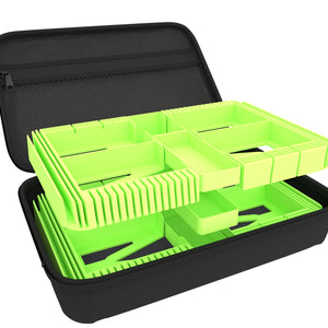 Feldherr Half-Size Case 50 + Organizer Insert Trays + Dashboard for Marvel Champions: The Card Game - cards + accessories