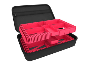 Feldherr Half-Size Case 50 + Organizer Insert Trays + Dashboard for Marvel Champions: The Card Game - cards + accessories