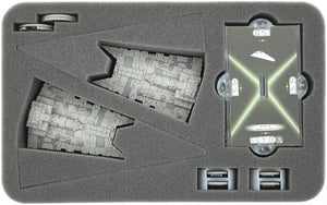 HSFT045BO Half-Size foam tray for Star Wars Armada Wave 4 Interdictor