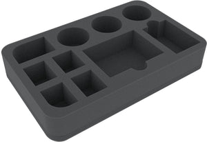 Half-size Figure Foam Tray with 10 slots for The Walking Dead: All Out War Miniatures Game Core Set.