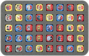 Feldherr Magnetic Box yellow for Star Wars Destiny - 40 dice