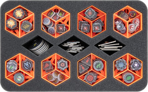 Feldherr Magnetic Box yellow for tokens and small game material