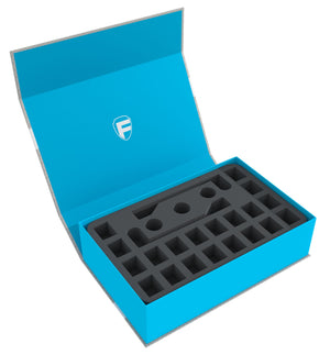 Feldherr Magnetic Box blue for Subbuteo - 4 Teams