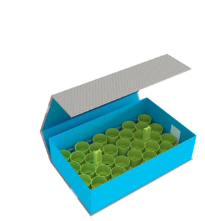 Feldherr Magnetic Box blue for 36 Citadel paint pots (18 ml / 24 ml)