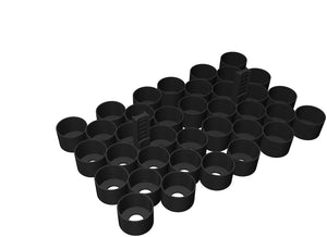 Feldherr Magnetic Box blue for 36 Citadel paint pots (18 ml / 24 ml)