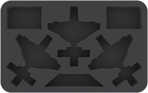 HSMERI035BO Feldherr plateau en mousse pour Aeronautica Imperialis : Marine impériale - Maraudeurs bombardiers / destroyers