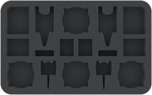 HSMERQ030BO Feldherr plateau en mousse pour Star Wars X-Wing : Aile Y BTL-B + Naboo Royal N-1 Starfighter N-1 Starfighter