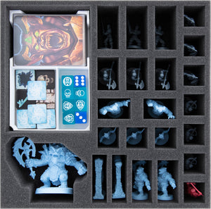Feldherr foam set + card holder for HeroQuest (2021): The Frozen Horror - board game box