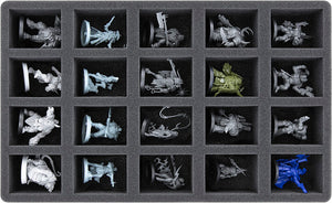 Feldherr foam set for 9L Really Useful Boxes - 60 miniatures