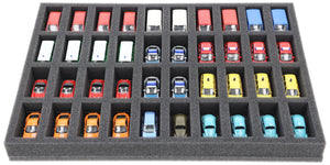IU035A001 Foam insert for model cars 1:87 - 40 compartments