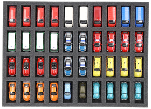 IU035A001 Foam insert for model cars 1:87 - 40 compartments