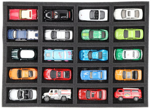 IU040A003 Foam insert for model cars 1:64 - 20 compartments