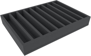 IU050A001 Feldherr foam insert for model railway - TT scale - 9 compartments - for upright storage