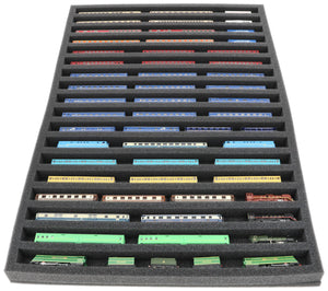 JV030A002 Feldherr foam insert for model railway - Z scale - 18 compartments - for horizontal storage