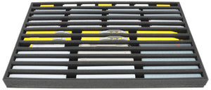 JV040A001 Feldherr foam insert for model railway - N scale - 12 compartments - for upright storage