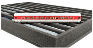JV050A002 Feldherr foam insert for model railway - TT scale - 9 compartments - for upright storage