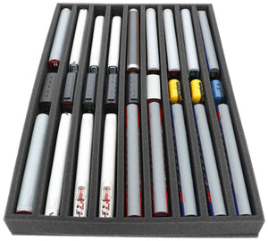 JV050A002 Feldherr foam insert for model railway - TT scale - 9 compartments - for upright storage