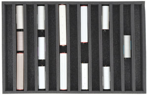 JV055A003 Feldherr foam insert for model railway - H0m scale - 13 compartments - for upright storage