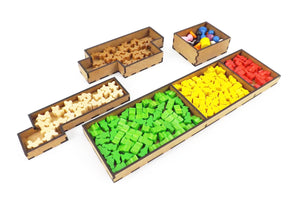 Boardgame Organizer Insert for The Colonists and expansion Ante Portas