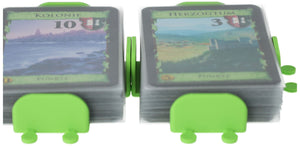 Feldherr card deck holder for Dominion - basic Victory cards with sleeves