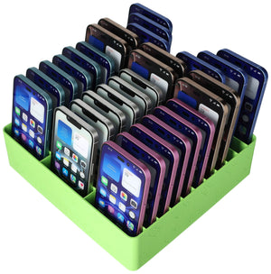 Feldherr class set of cell phone parking spaces for schools and training companies - space for up to 30 smartphones