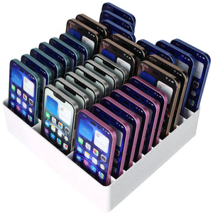 Feldherr class set of cell phone parking spaces for schools and training companies - space for up to 30 smartphones